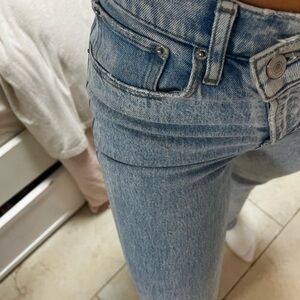 Abercrombie & Fitch cross cross Light Blue Jeans